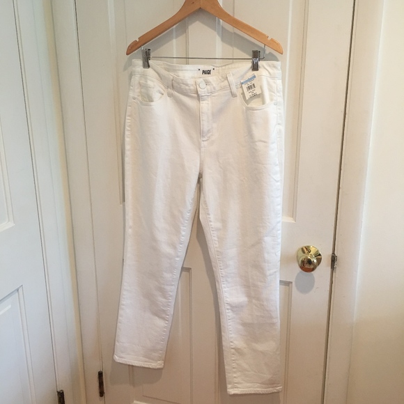Paige Brigitte - Crisp White Jeans NWT 31 - Picture 4 of 8